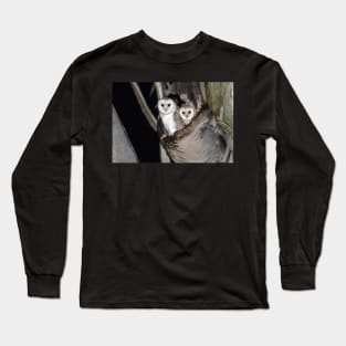 Barn Owls: Waiting For Dinner Long Sleeve T-Shirt